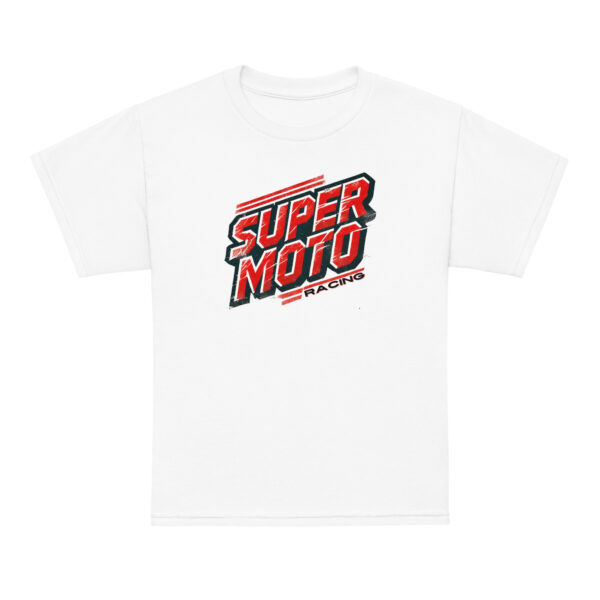 Supermoto Red Grunge Youth t-shirt - Image 2