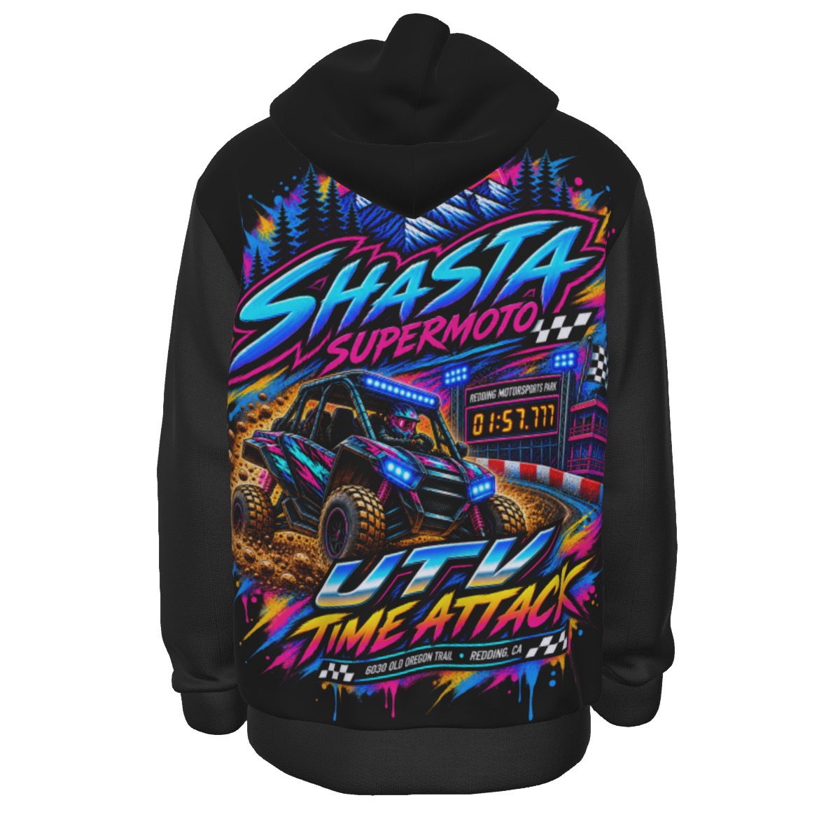 Shasta SuperMoto UTV Time Attack Thicken Pullover Hoodie